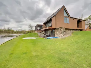 Spacious Plymouth Hideaway on Acreage w/ Lake!