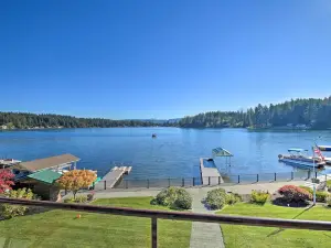 레이크 러버스 오아시스: 핫 터브 & 레이니어 산 전망!