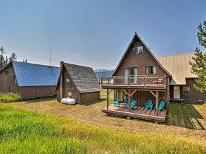 Remote Elk City Escape w/ Decks & Mtn Views!