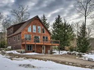 Spacious Cabin 10 Mi to Sunday River Skiing!