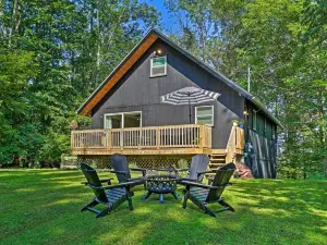 Modern East Stroudsburg Home with Deck and Gas Grill!