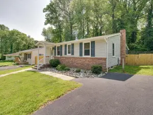 Walk to Beach Charming Maryland Home with Yard!