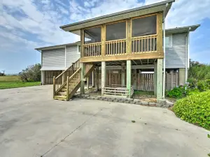 Waterfront Harkers Island Home Sunset View and Dock