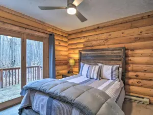 Secluded Gaylord Cabin with Deck, Fire Pit and Grill!