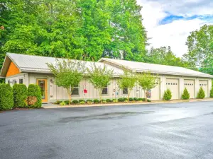 Pisgah Forest Farm Home Outdoor Pool and Games