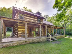 Restored Buchanan Log Cabin on 9-Mile Creek!