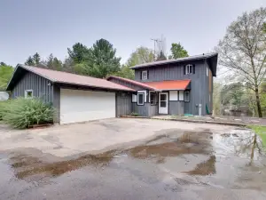Riverfront Escape in Shawano on 3 Private Acres!