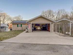 Waterfront Cherokee Village Home with Private Dock!