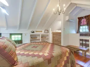 Restored Buchanan Log Cabin on 9-Mile Creek!