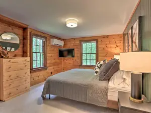 Hilltop Lackawaxen Gem with River View and Fire Pit