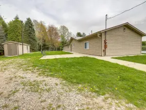 Waterfront Evart Getaway with Fire Pit on 82 Acres!