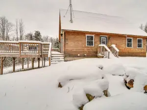 Snowmobiling on-Site: Secluded Vermont Getaway