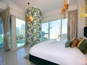 럭셔리 2 BR Damac Height 두바이 마리나