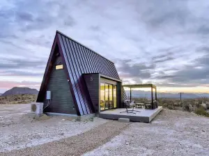 Stardust Big Bend Luxury A-Frame#1 with a Fab View
