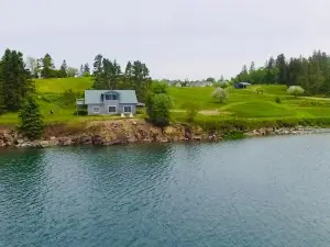 Sitting on the edge of Cobscook Bay at Rossport by the Sea