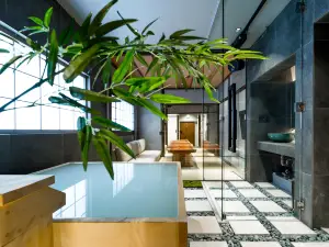 KONJAKUSO Osaka Bentencho "HIKARIYUYA" Projection Mapping SPA