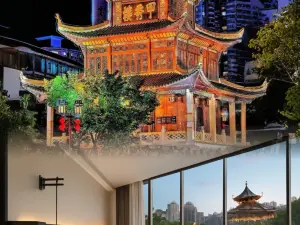 貴陽·歡住｜Soong·CinemaBathtub設計酒店（噴水池地鐵站甲秀樓店）