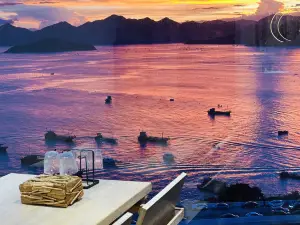 花築·攬月拾光·C位海景·日升月恆·露台觀景美宿（三沙東壁店）