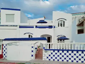 Beach house on the water