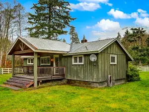 Riverside Ranch with Guest Cabin and Fireplace