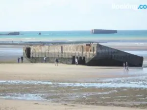 Maison Spacieuse Avec Vue Sur la Mer a Arromanches les Bains