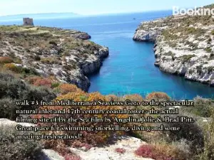 Great Seaviews Location - Free Gozo Taxi Service, Fast Wifi, Bicycles, BBQ & Parking, No Car Needed