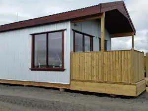 Hekla Cabin 2 Volcano and Glacier View