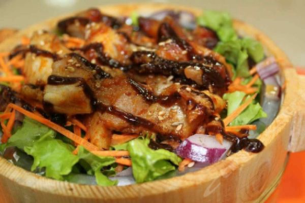 奥尔良烤肉饭