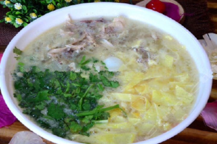 油饼母鸡汤
