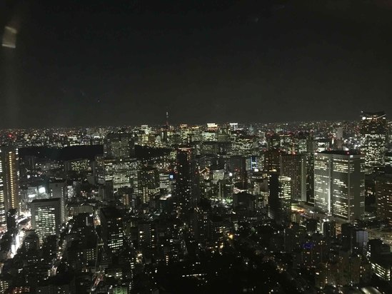 俯瞰东京夜景