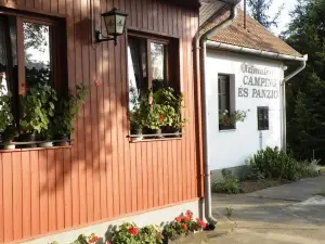 Vizimalom Kemping, Panzio es Etterem
