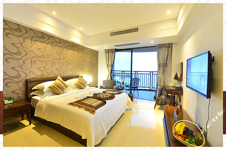 三亚柏瑞精品海景酒店(湾景房2晚)团购-原价6