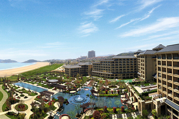 舟山绿城朱家尖东沙度假酒店园景豪华大床房团购-舟山酒店团购-【携程团购】