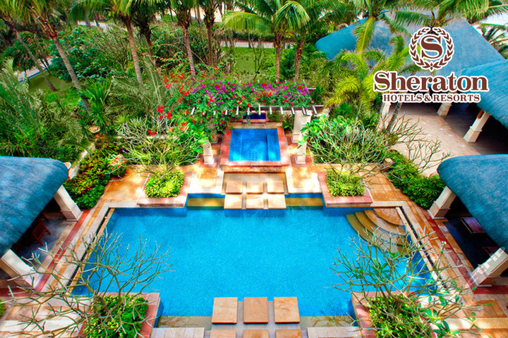 海口喜来登温泉酒店-花园 团购 - 京东团购海口