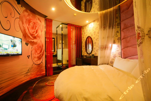 长沙海吻情侣精品酒店(简爱主题水床房)团购-原