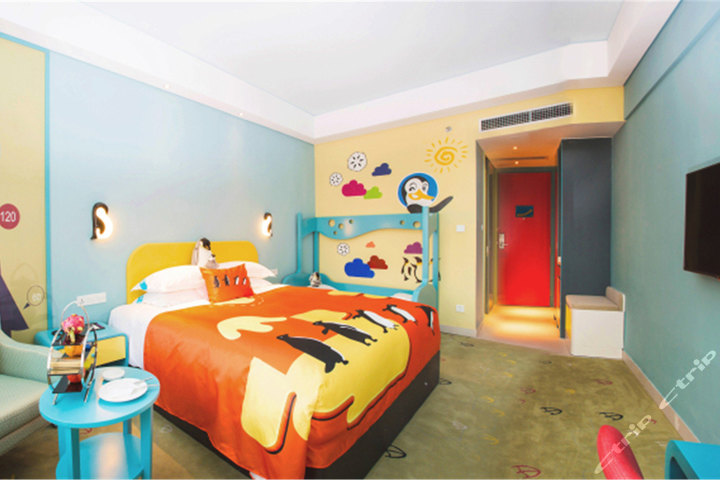 尊享珠海长隆企鹅酒店企鹅家庭房2晚+免费W