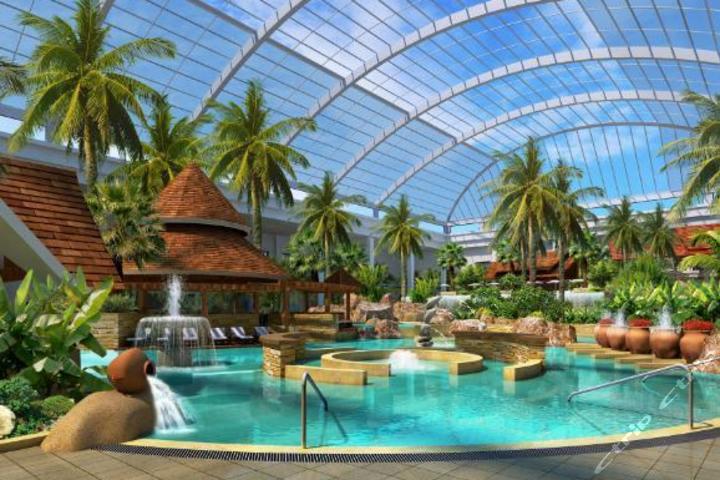 长春国信南山温泉酒店-豪华大床房(双人温泉)团