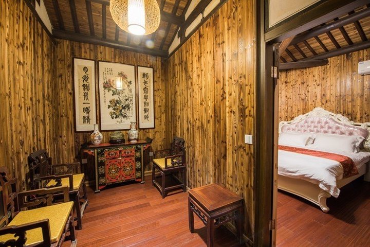 南浔落花老屋客栈-四合院欧式房(无窗)