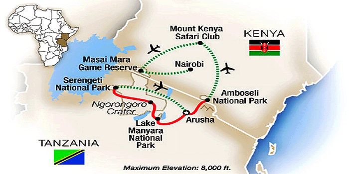 【tauck with bbc earth】肯尼亚马赛马拉 坦桑尼亚塞伦盖蒂 恩戈罗图片