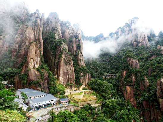 三清山日上山庄,上饶三清山日上山庄的_地址_上饶