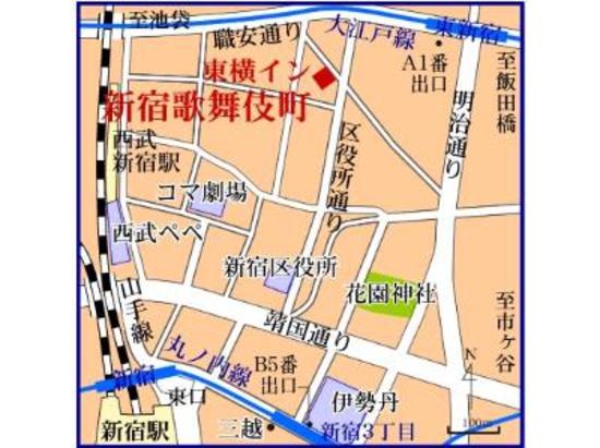 东京新宿歌舞伎町东横旅馆(toyoko inn tokyo shinjuku kabuki-cho)