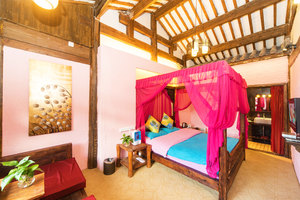 丽江桃花岛古道精品客栈(景观双床房-地暖)