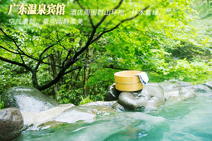 广东温泉宾馆(标准双床房 双人天然温泉)
