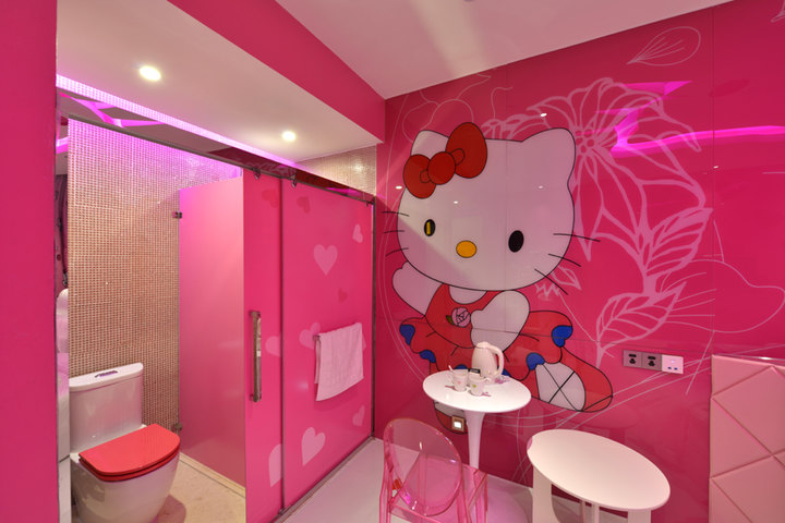 厦门爱筑时尚主题酒店(玫瑰园主题房-带浴缸)团