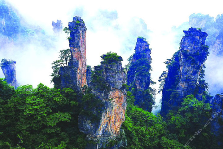 长沙至张家界、凤凰汽车游五日游1人次团购-长