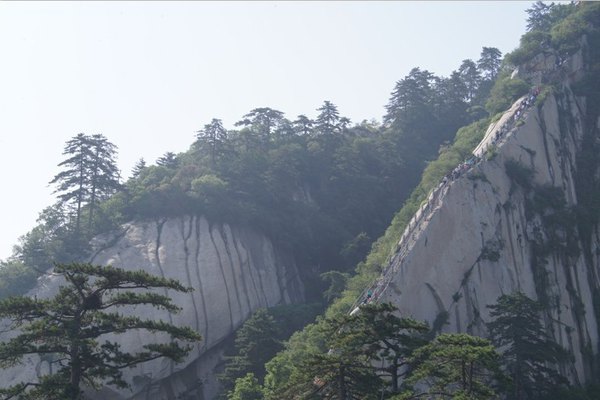 一人一心一意一路上华山(西安-华山-洛阳自、