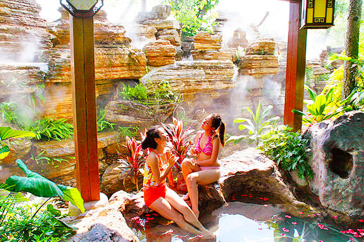 广州增城锦绣香江温泉(豪华山景房-平日)团购-