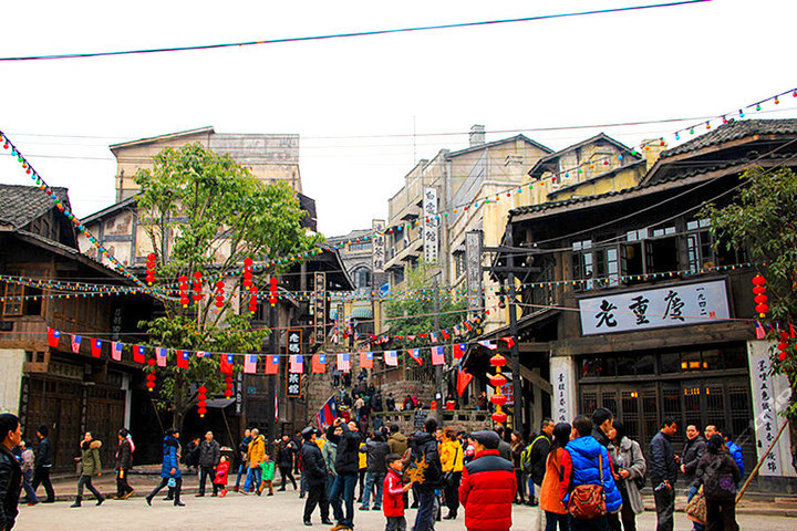 重庆城--街,张关水溶洞,龙兴古镇一日游