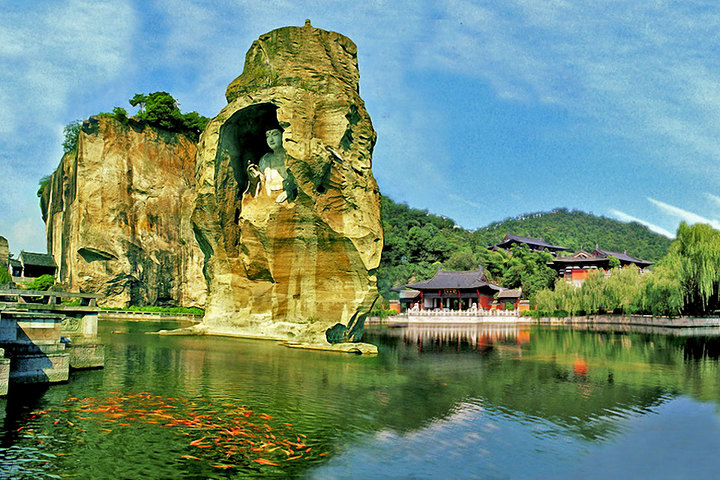 绍兴柯岩风景区—云骨大佛