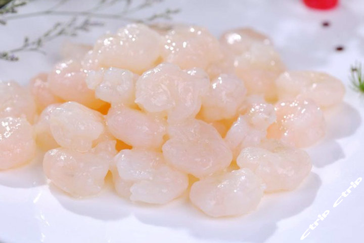 上海唐朝酒店 水晶野生河虾仁